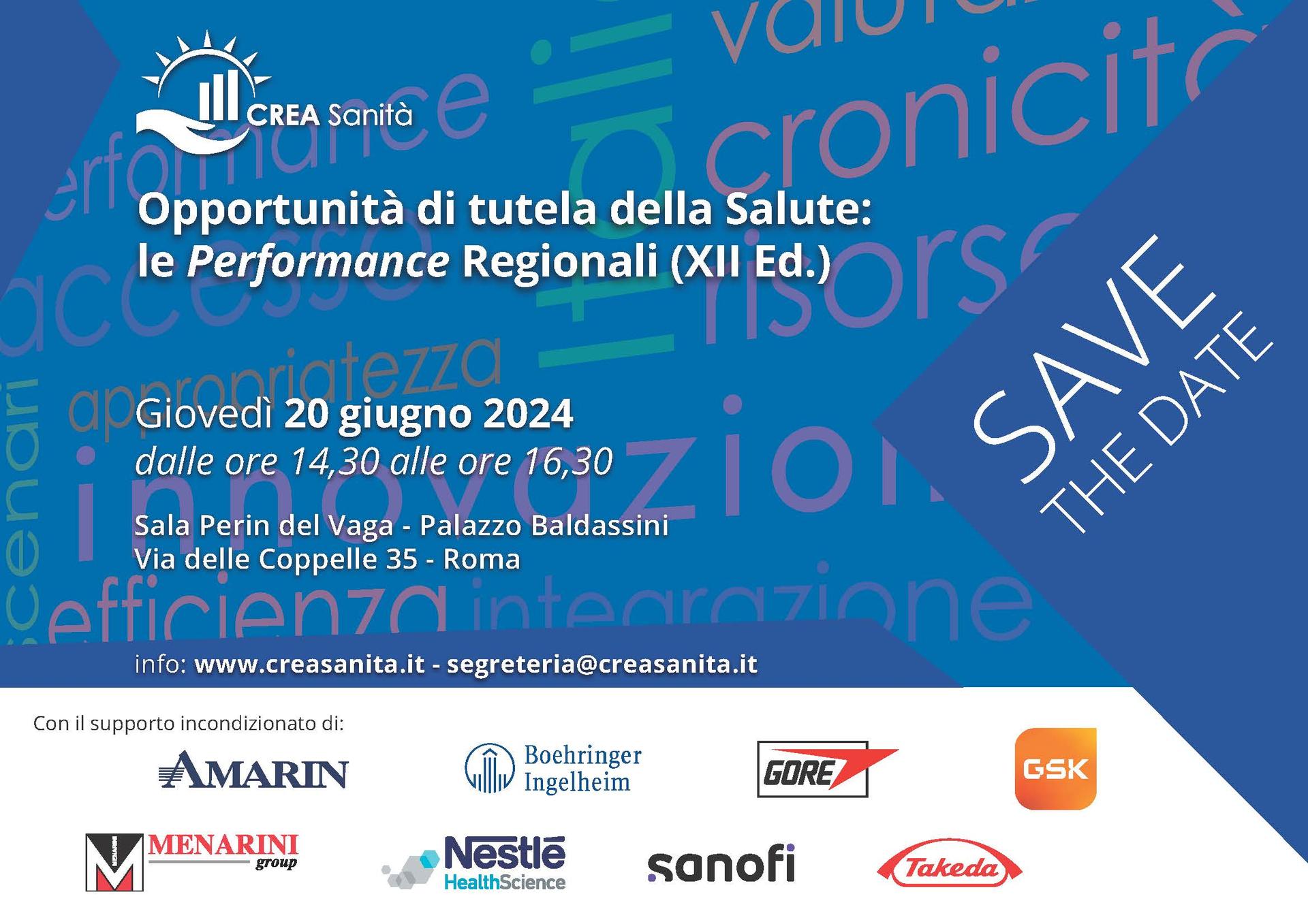 Opportunità di tutela della Salute: le Performance Regionali